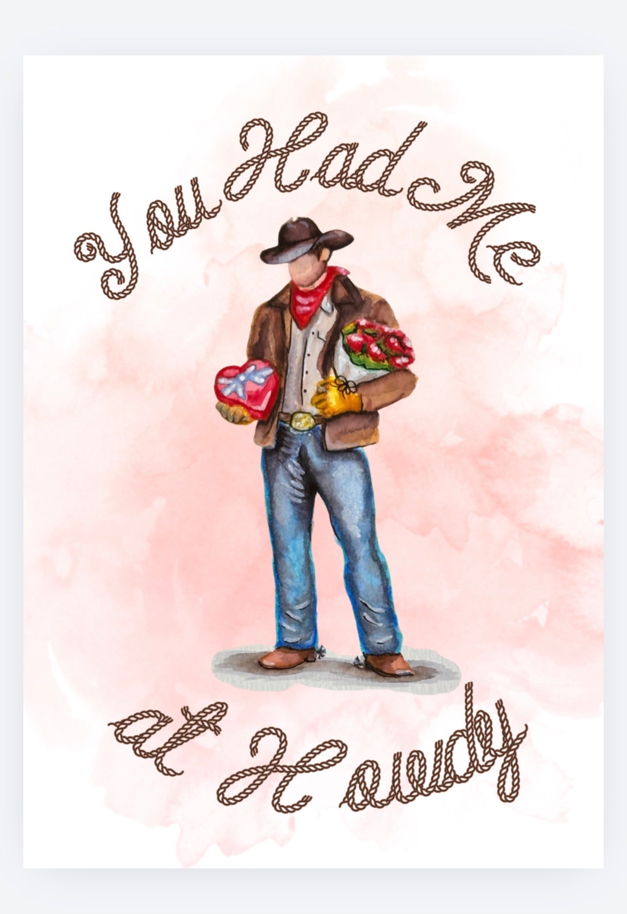 Valentine’s Cowboy Card Bundle