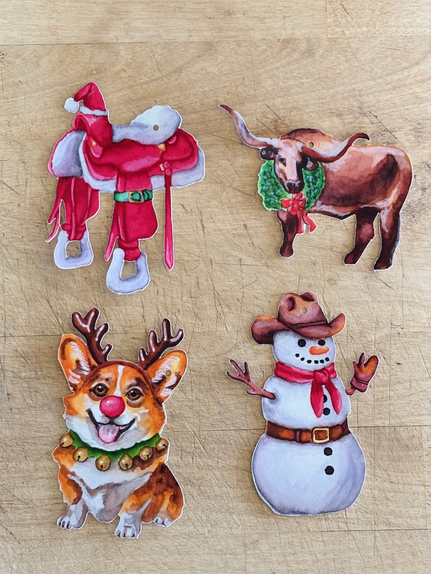 Christmas Critters Present Tags